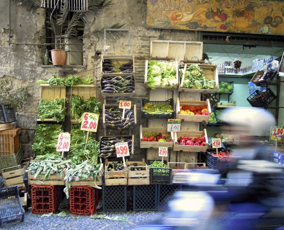 Napoli Street with ghost rider on motorbike; Karen McCann; Best Travel Pix