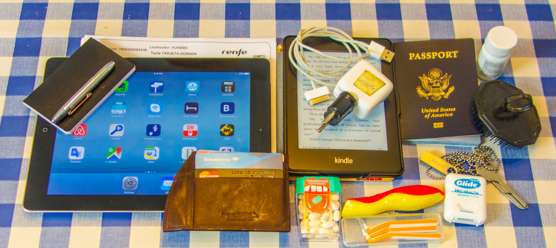 Luggage-Free Travel / Karen McCann / EnjoyLivingAbroad.com