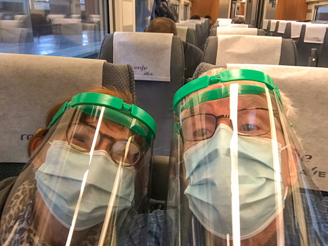 Face shields vs. face masks /  Trust in the time of coronavirus / Karen McCann / EnjoyLivingAbroad.com