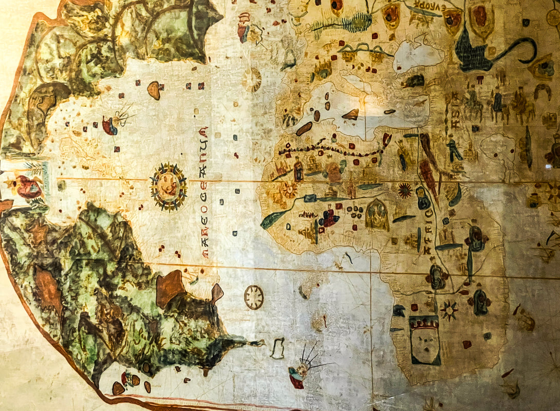 Mappa Mundi by Juan de la Cosa / Home 2.0 / As Luck Would Have It / Karen McCann  / EnjoyLiivingAbroad.com
