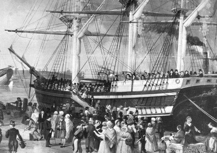 Irish immigrants arrive in America / Home 2.0 / As Luck Would Have It / Karen McCann  / EnjoyLiivingAbroad.com