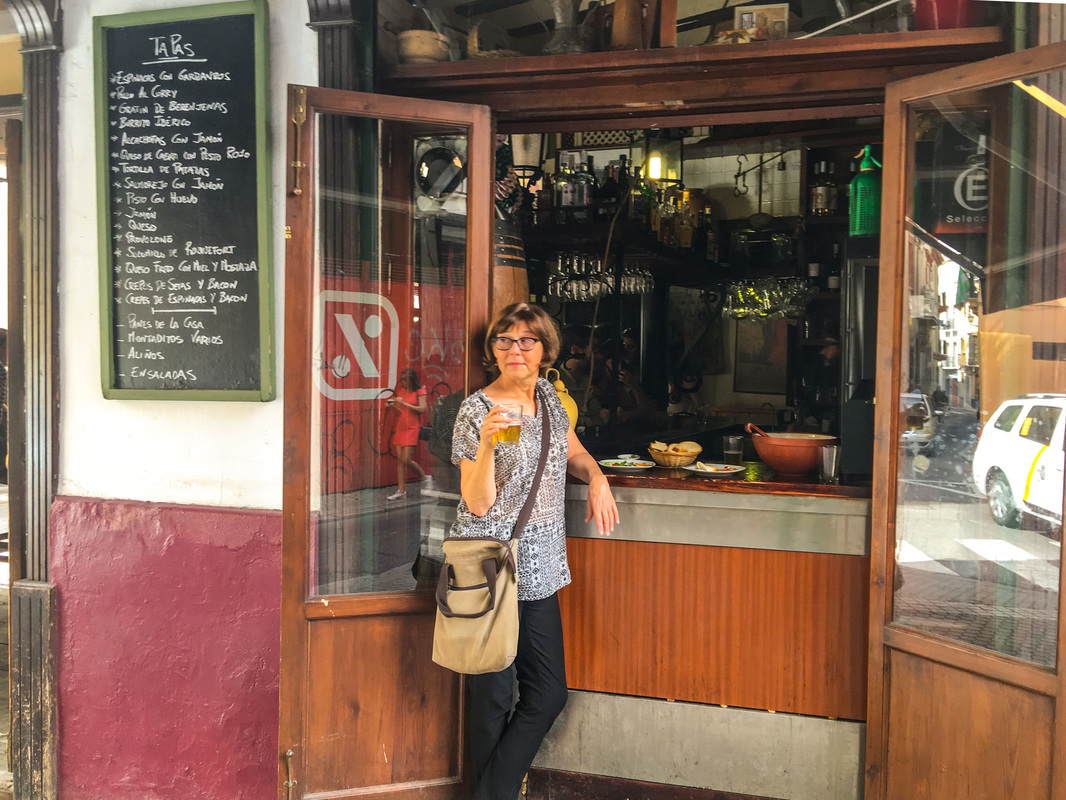 Seville Dive Bar / Long Trip Ends with Wow Finish / Karen McCann / EnjoyLivingAbroad.com